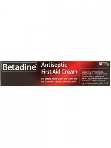 First Aid Cream Betadine 20gm ea