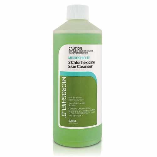 Microshield 2 Chlorhexidine Skin Cleanser 500mL ea