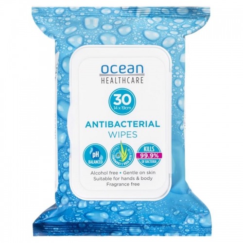 Ocean Antibacterial Wipes 1419cm 30