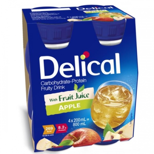 Delical Fruit Oral Clinical Apple 200ml 24