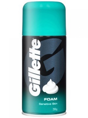 Gillette Shave Foam Sensitive 250gm ea