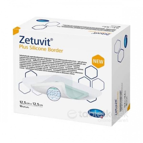Zetuvit Plus Silicone 12.5x12.5cm 10