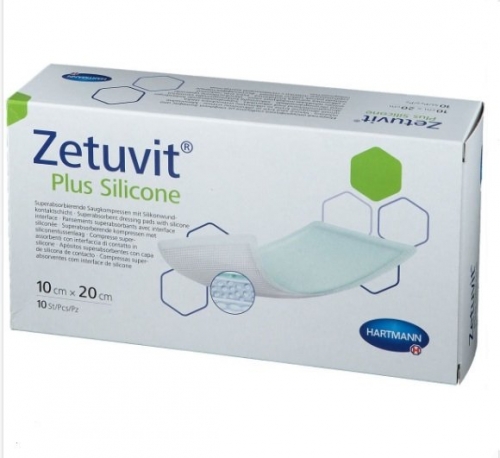 Zetuvit Plus Silicone 10x20cm 10
