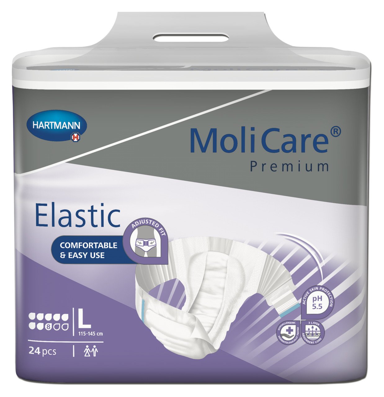 MoliCare Premium Elastic Large 8 drops 72