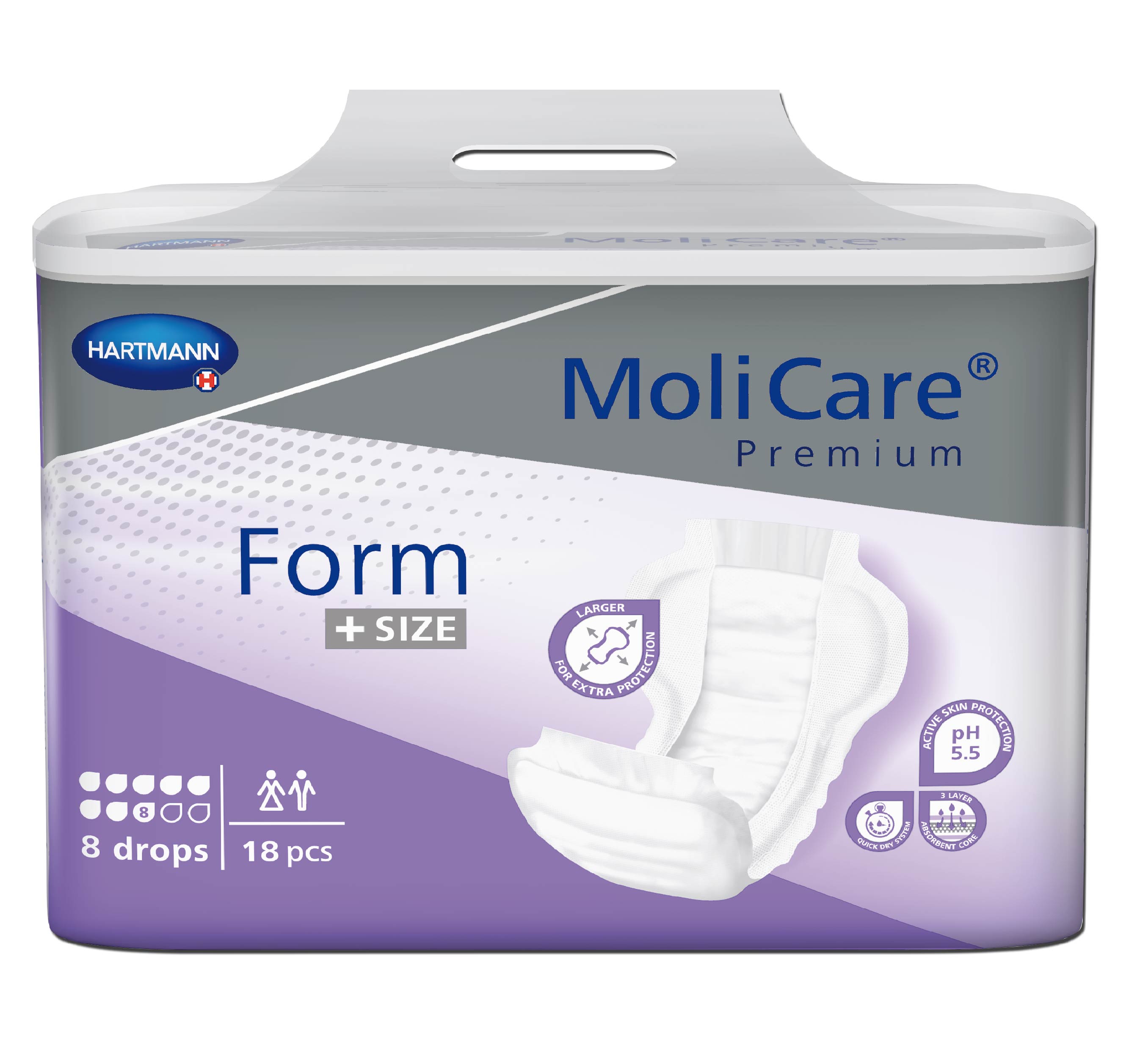MoliCare Premium Form +Size 8 drops 54