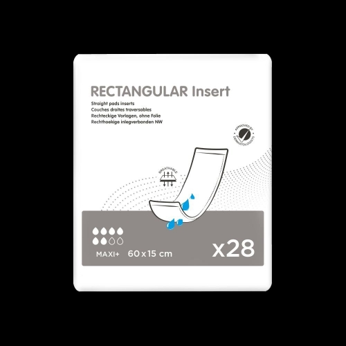 Ontex Rectangular Pad Maxi Insert 1050ml Pk28x4