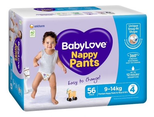 Babylove N-Pants Jumbo Toddler Size 4 56x 2